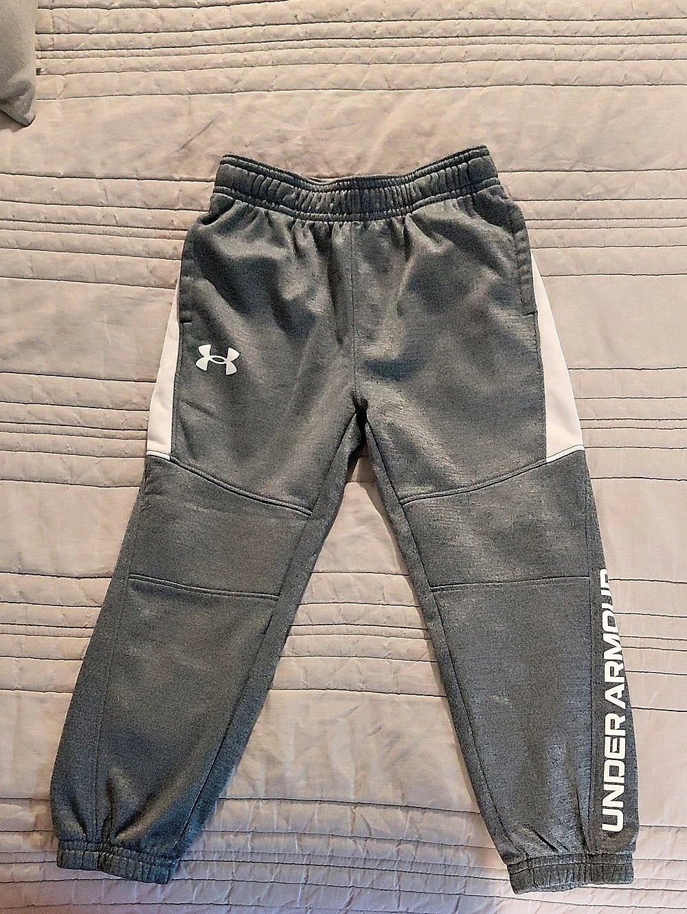 Under Armour Kids Gray & White Joggers
